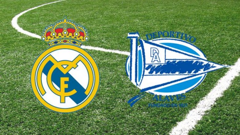 Formacionet zyrtare: Real Madrid – Alaves, Mbretërit synojnë fitoren e katërt radhazi