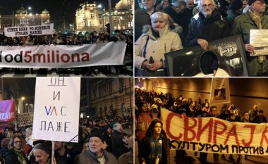 Vazhdojnë protestat në Serbi, kërkohet dorëheqja e Vuçiqit (Video)