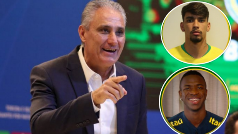 Tite publikon listën e Brazilit për dy ndeshjet e radhës, ftohen Paqueta e Vinicius Jr  