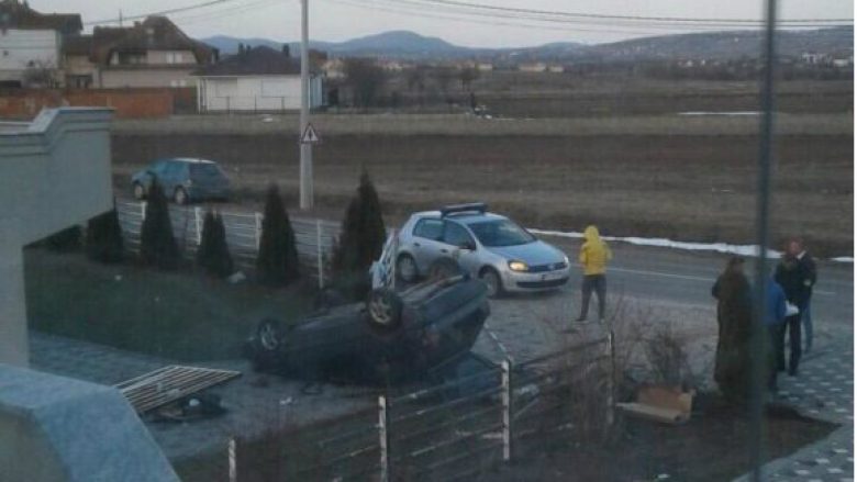 Vetaksidentohet vetura në Podujevë, tre të lënduar