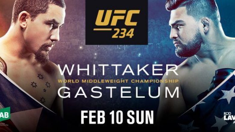 Whittaker mbron titullin përballë Gastelum, dueli kryesor në UFC 234
