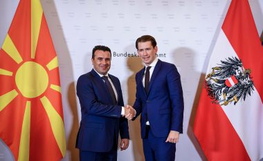 Kryeministri Zaev u takua me kancelarin Kurz: Republika e Austrisë mbështet Republikën e Maqedonisë së Veriut