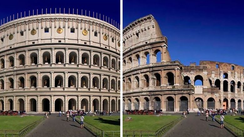 Si ishin dhe si janë strukturat e famshme romake (Foto)
