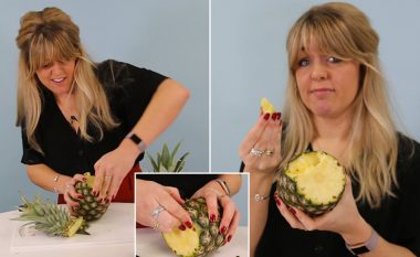 Gabimisht e hamë ananasin: Kjo video tregon se si të kënaqeni me të pa e qëruar
