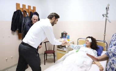 Ministri Ismaili viziton të lënduarit në Spitalin e Gjilanit, gjendja e tyre është stabile