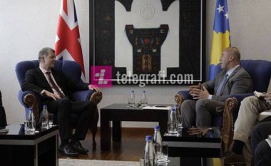 Haradinaj pas takimit me Richard Moore: Kosova e interesuar për marrëveshjen finale me Serbinë