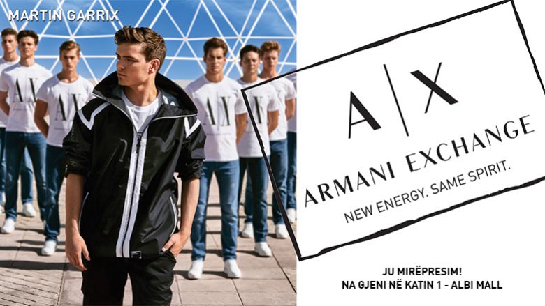 Sot duke filluar nga ora 19:00 hapja e Armani Exchange në Albi Mall!