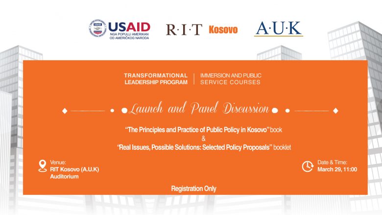 Promovimi i librit “Principet dhe Praktika e Politikave Publike në Kosovë”