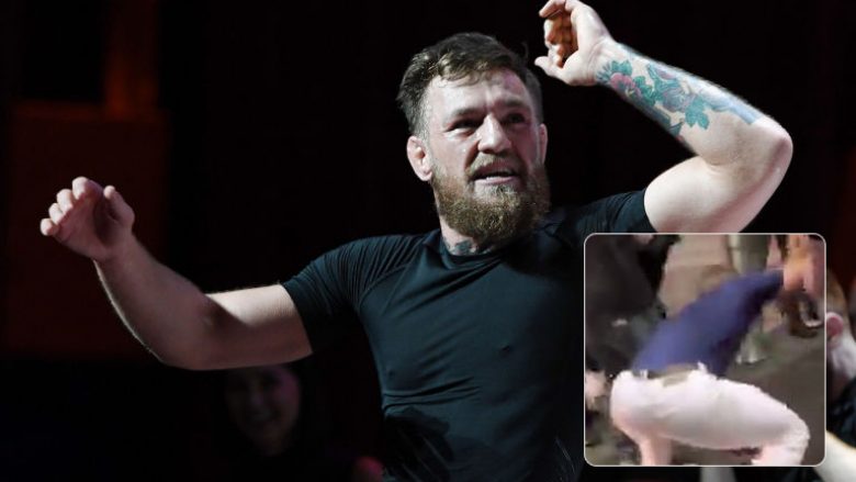 Publikohen pamjet nga konfrontimi i McGregor me fansin, të cilit ia theu telefonin