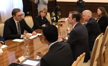 Amerikanët kërkojnë tri gjëra: Ambasada e SHBA-së njofton rreth takimit të përfaqësuesit të Trumpit me Vuçiqin