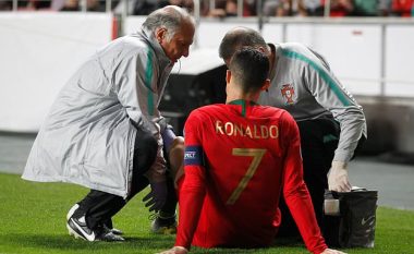 Ronaldo pëson dëmtim muskulor, detyrohet ta lëshojë fushën