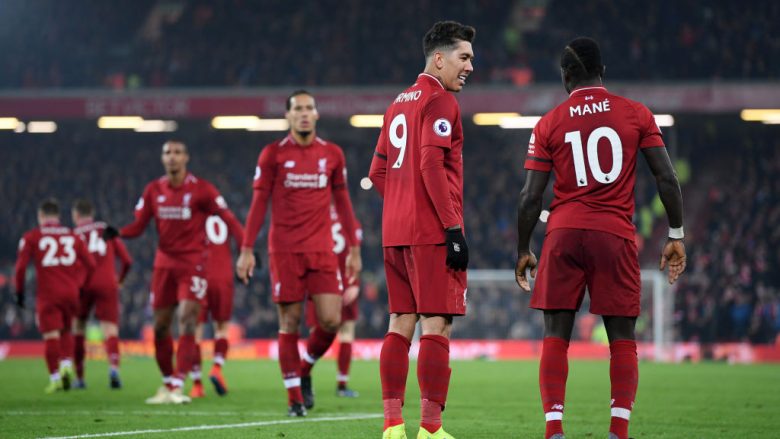 Liverpool 4-2 Burnley, notat e lojtarëve: Shkëlqejnë Mane e Firmino