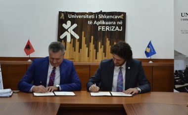Koordinatori Hoti nënshkruan memorandum me Universitetin e Ferizajt