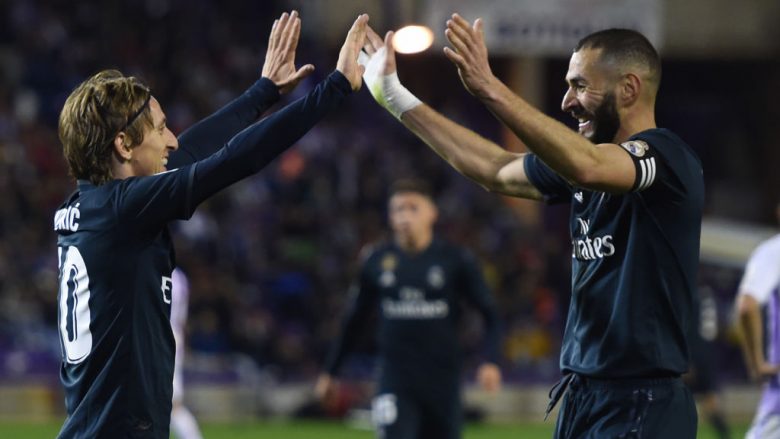 Valladolid 1-4 Real Madrid: Notat e lojtarëve, Benzema ylli