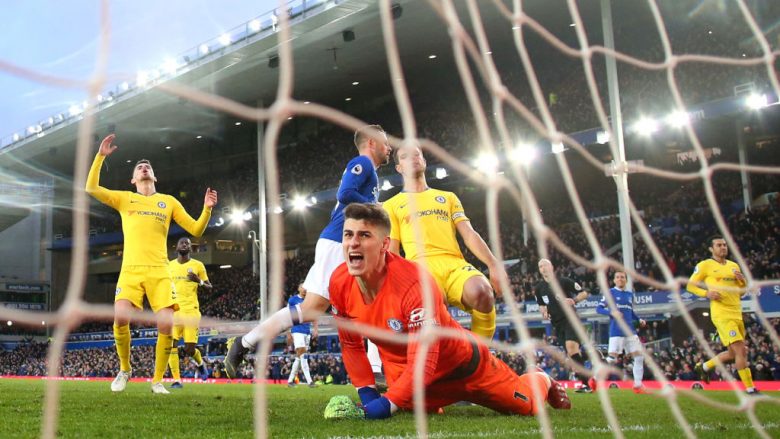 Notat e lojtarëve: Everton 2-0 Chelsea, përkundër golave të pranuar – Kepa merr vlerësim të lartë