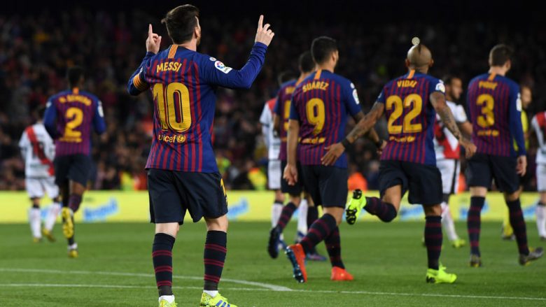 Barcelona 3-1 Rayo Vallecano: Notat e lojtarëve, Messi ylli