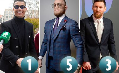 Messi, Ronaldo, McGregor: ESPN zbulon 20 atletët më të famshëm të vitit 2019