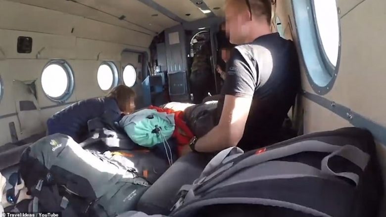 Turistët tregojnë momentin e tmerrshëm të përplasjes së aeroplanit me shkëmbin (Video)