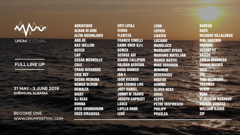 UNUM Festival publikon listën e plotë të artistëve pjesëmarrës