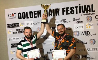 Berberët Kreshnik dhe Hamdi Morina rrëmbejnë vendin e parë në “Golden Hair Festival”