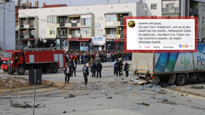 Djali i të ndjerit në aksidentin në Gjilan, fton familjen e shoferit të kamionit në varrim: Ta ndajmë dhimbjen bashkë