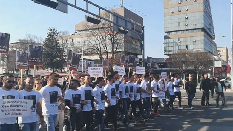 Në Shkup protestohet kundër dënimit me burg për Abdylfetah Alimin (Video)