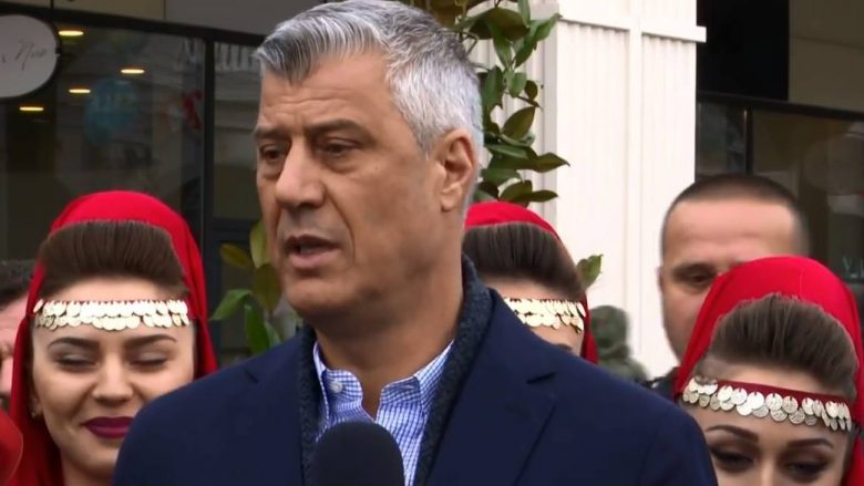 Thaçi: Korrigjim i kufirit po, ndarje jo