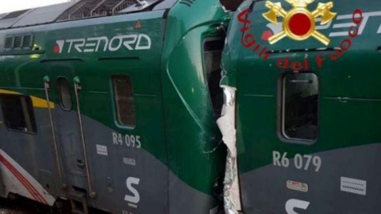 Përplasje mes dy trenash në stacionin e Inverigo në Comasco të Italisë, gjashtë të lënduar