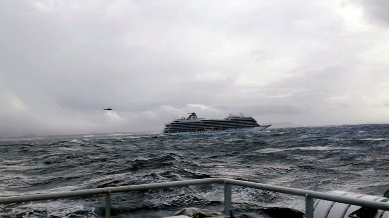 Norvegji, shpëtohen 1,300 pasagjerë të bllokuar në det (Video)