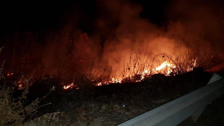 Shpërthen zjarr në Prespë, përfshihet edhe Parku Kombëtar “Galiçica”