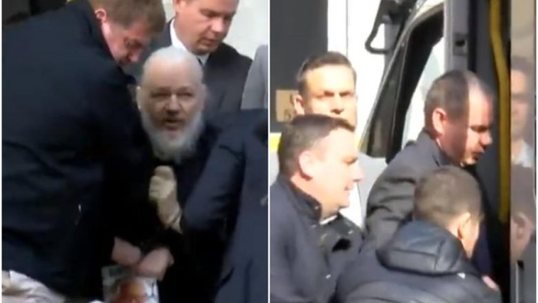 Kishte hyrë si djalë i ri, e doli si “i moshuar” – Assange kishte ndryshuar shumë gjatë 6 viteve qëndrim në ambasadën e Ekuadorit (Video)