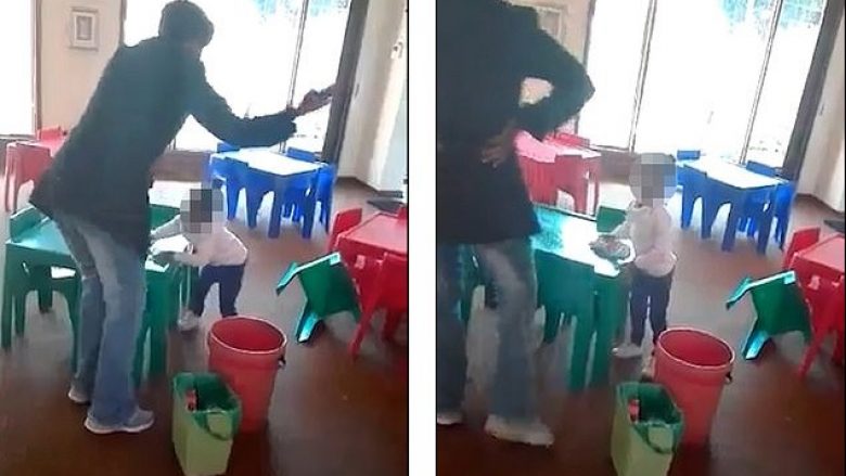Afrika e Jugut, edukatorja filmohet duke detyruar vajzën e vogël ta pastroj vendin ku kishte vjell – prindërit reagojnë ashpër (Video)