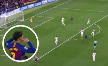Mesazhi i Coutinhos drejtuar tifozëve të Barcelonës në Camp Nou pas golit të shënuar