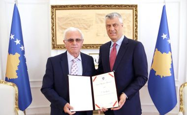 Presidenti Thaçi dekoron kompozitorët, Naim Gjoshin dhe Xhevdet Gashin