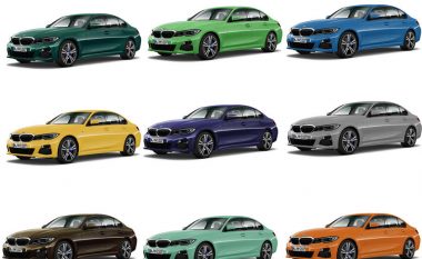 BMW 3 Series ofrohet në 87 ngjyra individuale (Foto)