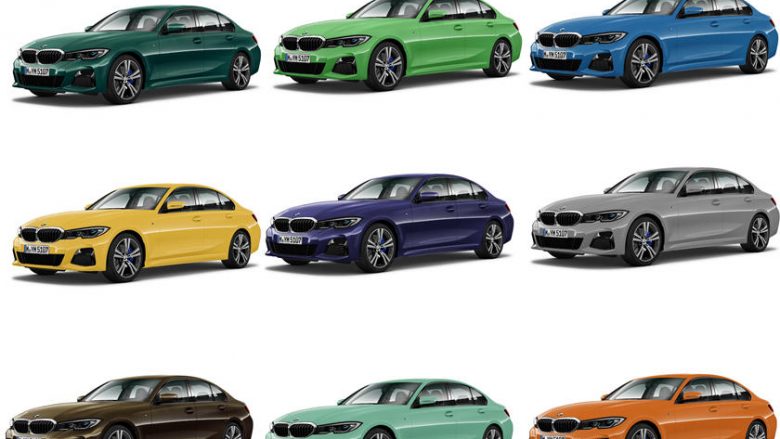 BMW 3 Series ofrohet në 87 ngjyra individuale (Foto)