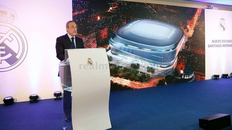 Florentino Perez prezanton ‘Bernabeun e ri’ – 500 milionë euro shpenzime dhe tri vite e gjysmë punime