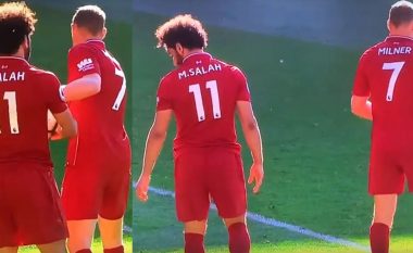Tifozëve të Liverpoolit nuk do t’iu pëlqej ajo që ndodhi mes Salah dhe Milnerit momente para penalltisë