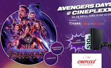 Cineplexx sjell filmin “Avengers: Endgame”, dy ditë para premierës botërore me eventin më të madh të vitit
