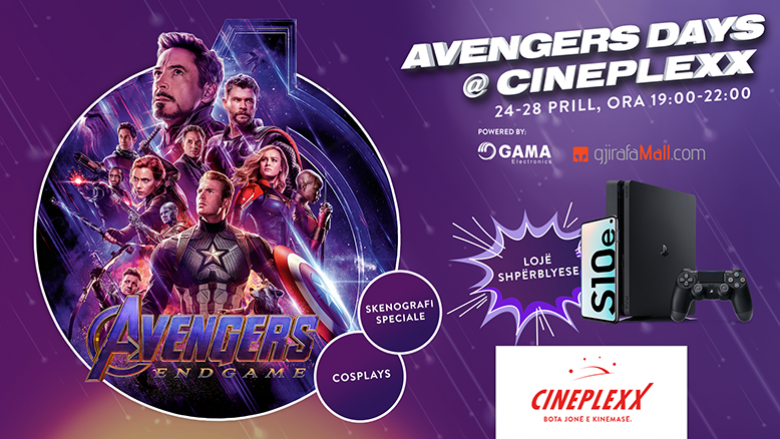 Cineplexx sjell filmin “Avengers: Endgame”, dy ditë para premierës botërore me eventin më të madh të vitit