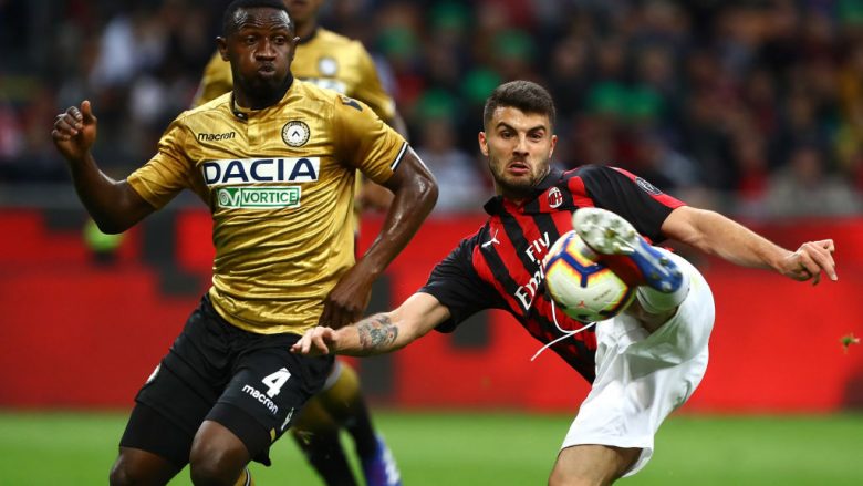 Milani nuk arrin më shumë se një barazim ndaj Udineses