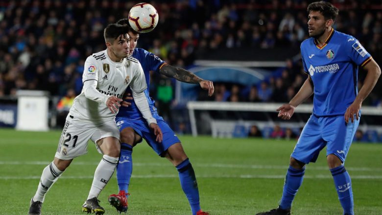 Getafe 0-0 Real Madrid, notat e lojtarëve: Casemiro dhe Brahim Diaz më të mirët