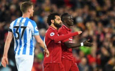 Liverpool 5-0 Huddersfield, notat e lojtarëve: Shkëlqejnë Salah dhe Mane