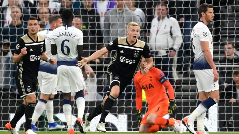 Notat e lojtarëve, Tottenham 0-1 Ajax: De Beek shkëlqen, po ashtu edhe Ziyech e De Jong