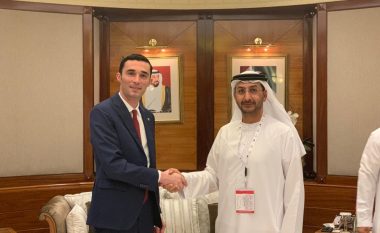 Shala takoi sekretarin për investime të huaja në Emirate, diskutojnë për thellim të bashkëpunimit ekonomik
