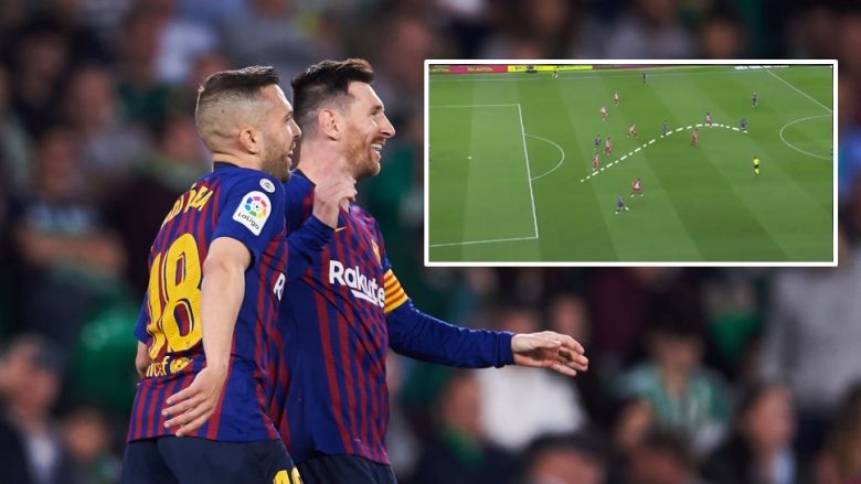 Se Messi dhe Jordi Alba kuptohen në mënyrë telepatike e tregon edhe pasimi i argjentinasit drejt spanjollit ndaj Atleticos