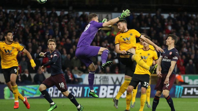 Notat e lojtarëve: Wolverhampton 3-1 Arsenal, zhgënjen Leno