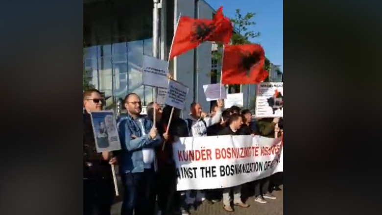 Vetëvendosje proteston në Berlin (Video)