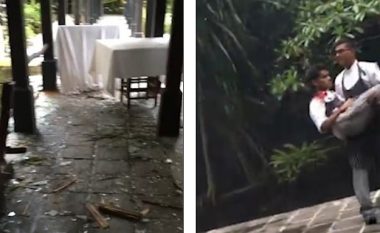 Turistët hyjnë në hotelin në Shri Lankë, pak minuta pas sulmit me bomba – përballen me viktima të mbuluar me gjak (Video)