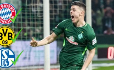 Milot Rashica iu ka shënuar të gjithë gjigantëve të futbollit gjerman